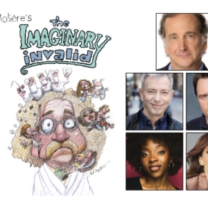 Full Cast Set for THE IMAGINARY INVALID at Red Bull Theater Photo