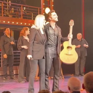 Video: Nick Fradiani Receives Neil Diamonds Guitar at A BEAUTIFUL NOISE Photo