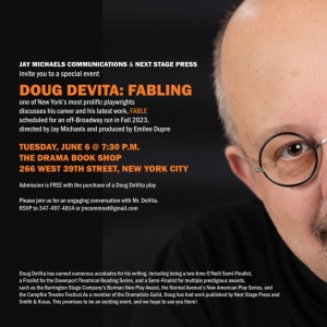 Doug DeVita To Speak At The Drama Book Shop in June Interview