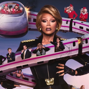Photo: STOP! THAT! TRAIN! Unveils Official Poster for New RuPaul Movie