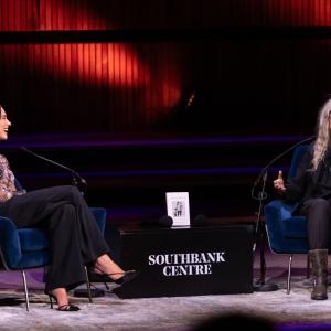 Dua Lipa Interviews Patti Smith at London Literature Festival Photo