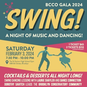 The Brooklyn Conservatory Community Orchestra to Present BCCO Gala: SWING!