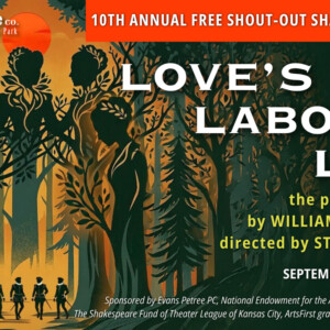 LOVE'S LABOR'S LOST to Tour Shelby County in Tennessee Shakespeare Company's Free Series