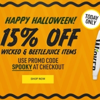 Shop BEETLEJUICE and WICKED for Our Halloween Sale Photo