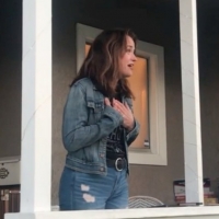 VIDEO: Broadway's Sarah Uriarte Berry Performs on Her Porch in Long Beach, CA Photo