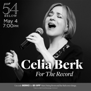 Celia Berk Returns to 54 Below in May Photo