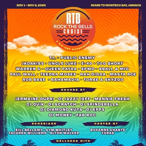 Rock The Bells Cruise Reveals 2026 Artists Including T.I., E-40, Warren G, & More Photo