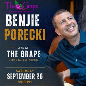 Benjie Porecki to Perform Live at The Grape in Ventura Photo