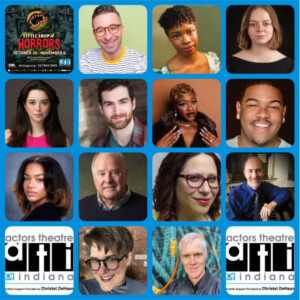 Cast Set for LITTLE SHOP OF HORRORS at Actors Theatre of Indiana Photo
