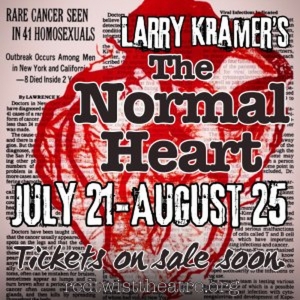 Redtwist Theatre To Return with Larry Kramer's THE NORMAL HEART in July