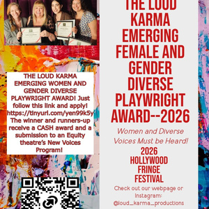 Loud Karma Productions to Open Submissions for 4th Annual Playwright Award at Hollywo Photo