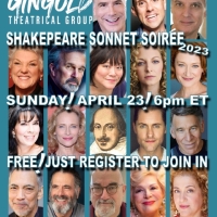 Gingold Theatrical Group Presents SHAKESPEARE SONNET SOIREE This Month Photo