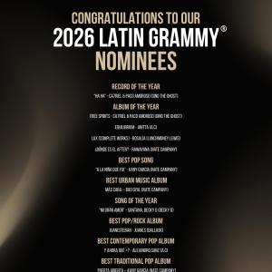 Prescription Songs Roster Earns Multiple Latin Grammy Nominations Photo