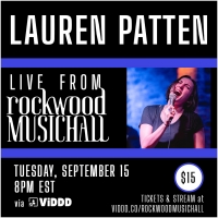Lauren Patten To Present Livestreamed Concert for Rockwood Music Hall's Stage 2 Photo