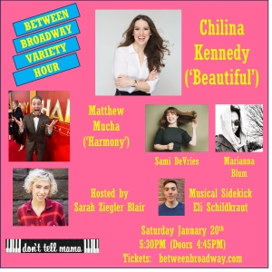 Chilina Kennedy, Matthew Mucha, And More to Join BETWEEN BROADWAY VARIETY HOUR
