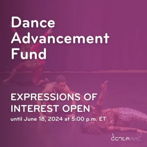 Submissions Now Open for Dance/NYC's Dance Advancement Fund