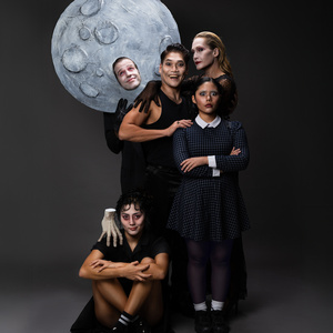 Full Cast Set for THE ADDAMS FAMILY at Hayes Theatre Co Photo