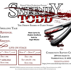 SWEENEY TODD: THE DEMON BARBER OF FLEET STREET to Open in Warrenville Photo