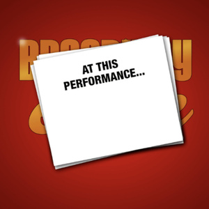 AT THIS PERFORMANCE... to Return to The Green Room 42 With Broadway Standbys Photo