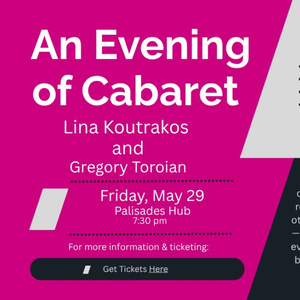 Lina Koutrakos and Gregory Toroian to Present AN EVENING OF CABARET at Palisades Hub Photo