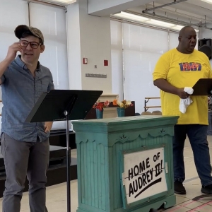 Video: Etai Benson, Latrice Royale & Talia Suskauer in Rehearsals for LITTLE SHOP OF…