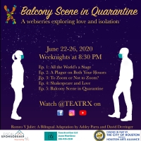 TEATRX to Present Virtual Production of BALCONY SCENE IN QUARANTINE Video