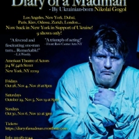 Ilia Volok's Returns To NYC With DIARY OF A MADMAN To Raise Funds For Ukraine Aid Video