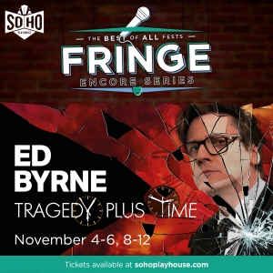 U.S. Premiere of Ed Byrne's TRAGEDY PLUS TIME Begins Tonight at Soho Playhouse Photo