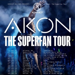 AKON Embarks on Forthcoming 'Superfan' Tour; Announces New Album Photo