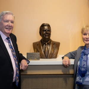 Bill Kenwright Tribute Sculpture Unveiled at Liverpool Empire Photo