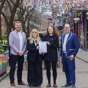 Equity And Manchester Village Pride Sign Union Agreement  Photo