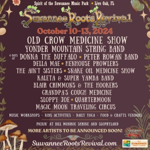 Suwannee Roots Revival Reveals Lineup: Old Crow Medicine Show, Yonder Mountain String