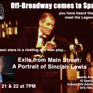 EXILE FROM MAIN STREET: A PORTRAIT OF SINCLAIR LEWIS Begins At Sparta Avenue Stage This Mo Photo