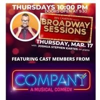 COMPANY Cast Members to Join This Week's BROADWAY SESSIONS