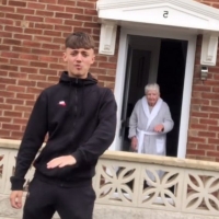 VIDEO: Teen Performs TikTok Dance With His Grandma While Social Distancing Photo