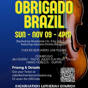 Cabrillo Chamber Orchestra to Present OBRIGADO BRAZIL, Celebration Of Brazilian Music Photo