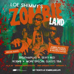 ZOMBIELAND Halloween Concert Oct. 13 in Miramar with Loe Shimmy Photo