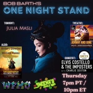 Bob Barths ONE NIGHT STAND to Feature Julia Masli & More Photo