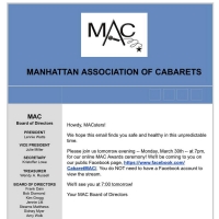 BWW Feature: MAC AWARDS Will Be Announced Live Via Facebook Monday. March 30th at 7…