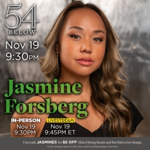 Jasmine Forsberg Brings MUSIC THAT MADE ME - A COLLECTION OF SONGS AND STORIES THAT…