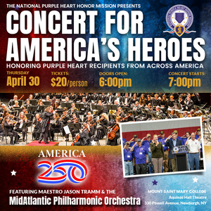 Jason Tramm, MidAtlantic Philharmonic Orchestra to Headline CONCERT FOR AMERICA'S HER Photo