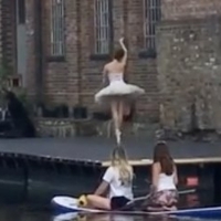 VIDEO: Royal Ballet Dancers Practice Along Regent's Canal