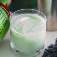 Go Green with BALLOTIN and their Grasshopper Cocktail Recipe Photo