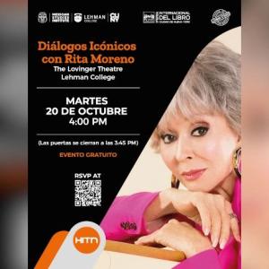 Rita Moreno to Participate in ICONIC DIALOGUES at Lehman College Photo
