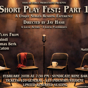 Tour de Force Productions Will Host SHORT PLAY FEST Photo