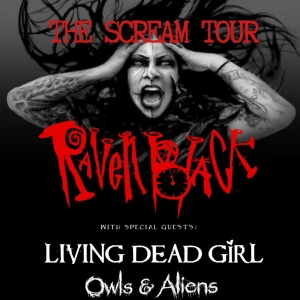 Raven Black Launches the Scream Tour Summer 2023 Dates With Special Guests Living Dea Photo