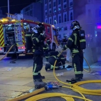 Un Incendio Afecta a Varias Funciones de la Gran Vía