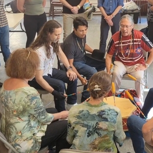 Video: The Company of DISTANT THUNDER Performs A Traditional Drum Circle Photo