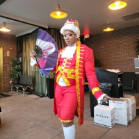 Sasha R. Cassadine (Henry Mason) of BROADWAY DRAG BRUNCH at Flip Phone Interview