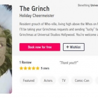 Universal Studios Hollywood Teams With Cameo To Bring Video Greetings From The Grinch Photo